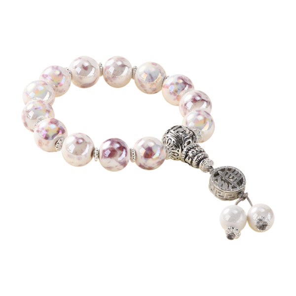 Pearlescent Colorful Porcelain Bracelet Collection - Image 7