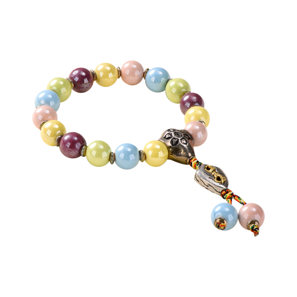 Pearlescent Colorful Porcelain Bracelet Collection