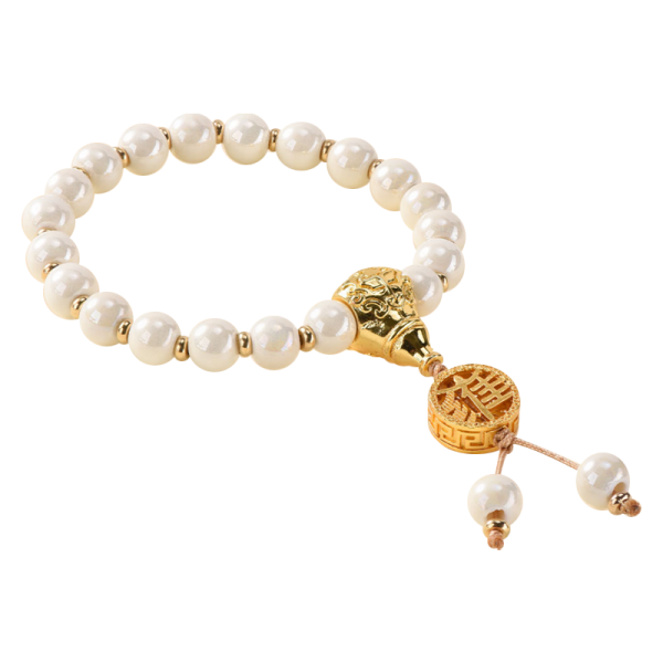 Pearlescent Colorful Porcelain Bracelet Collection - Image 10
